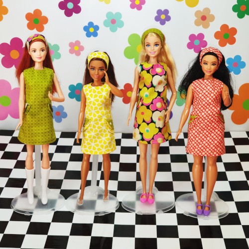 1960s Barbie Minidress and Headband